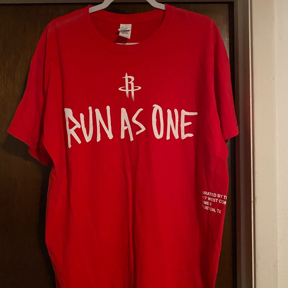 Cactus Jack 2017 playoffs Rockets Shirt